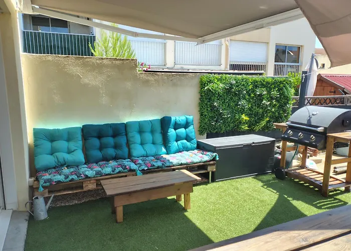 Terrasse Jardin Cosy Et Au Calme * Gruissan